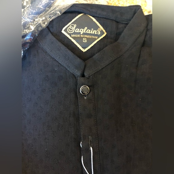 Pakistani Indian Bollywood 2 pc kameez kurta mens size SMALL - Picture 17 of 17